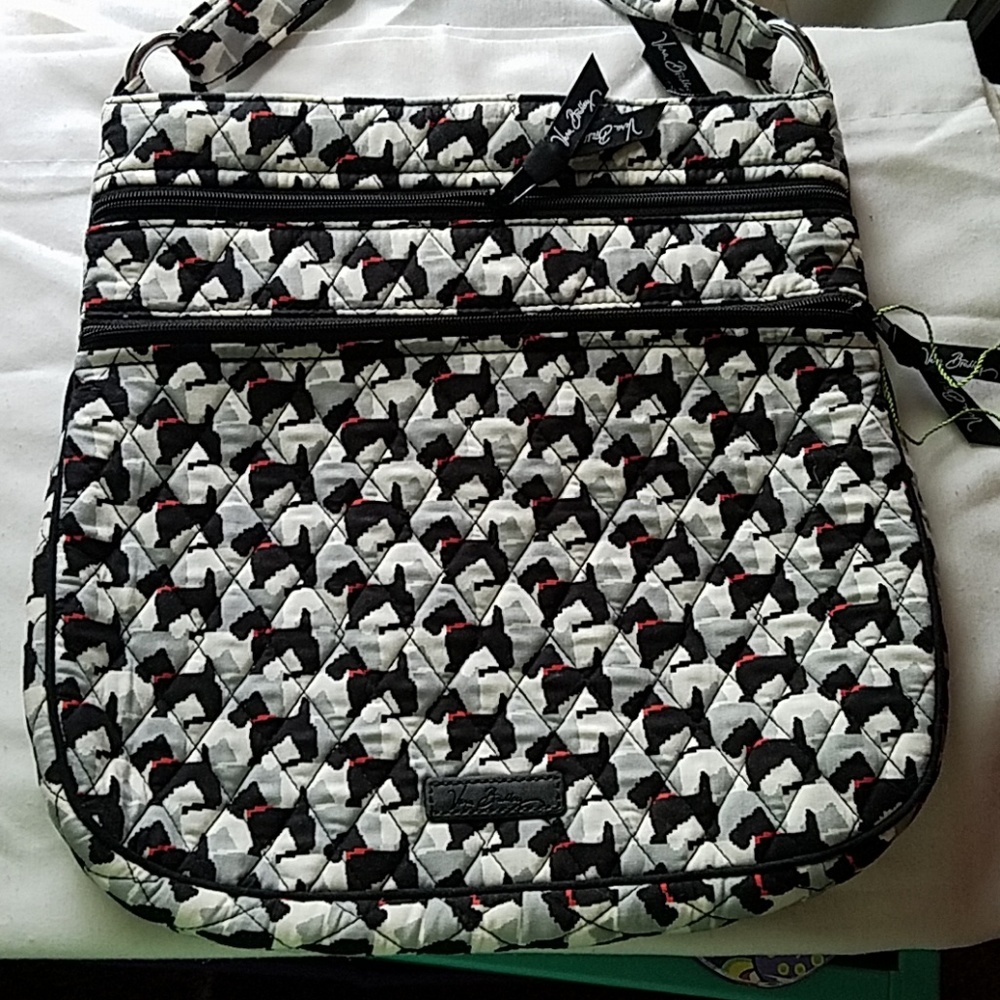 Vera Bradley Triple Zip Hipster- Scottie Dogs🐶